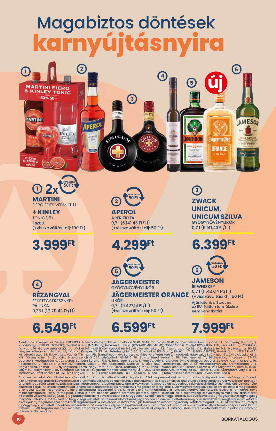 spar - SPAR - BOR tavasz akciós újság, érvényes 05.02. - 05.28. - page: 10