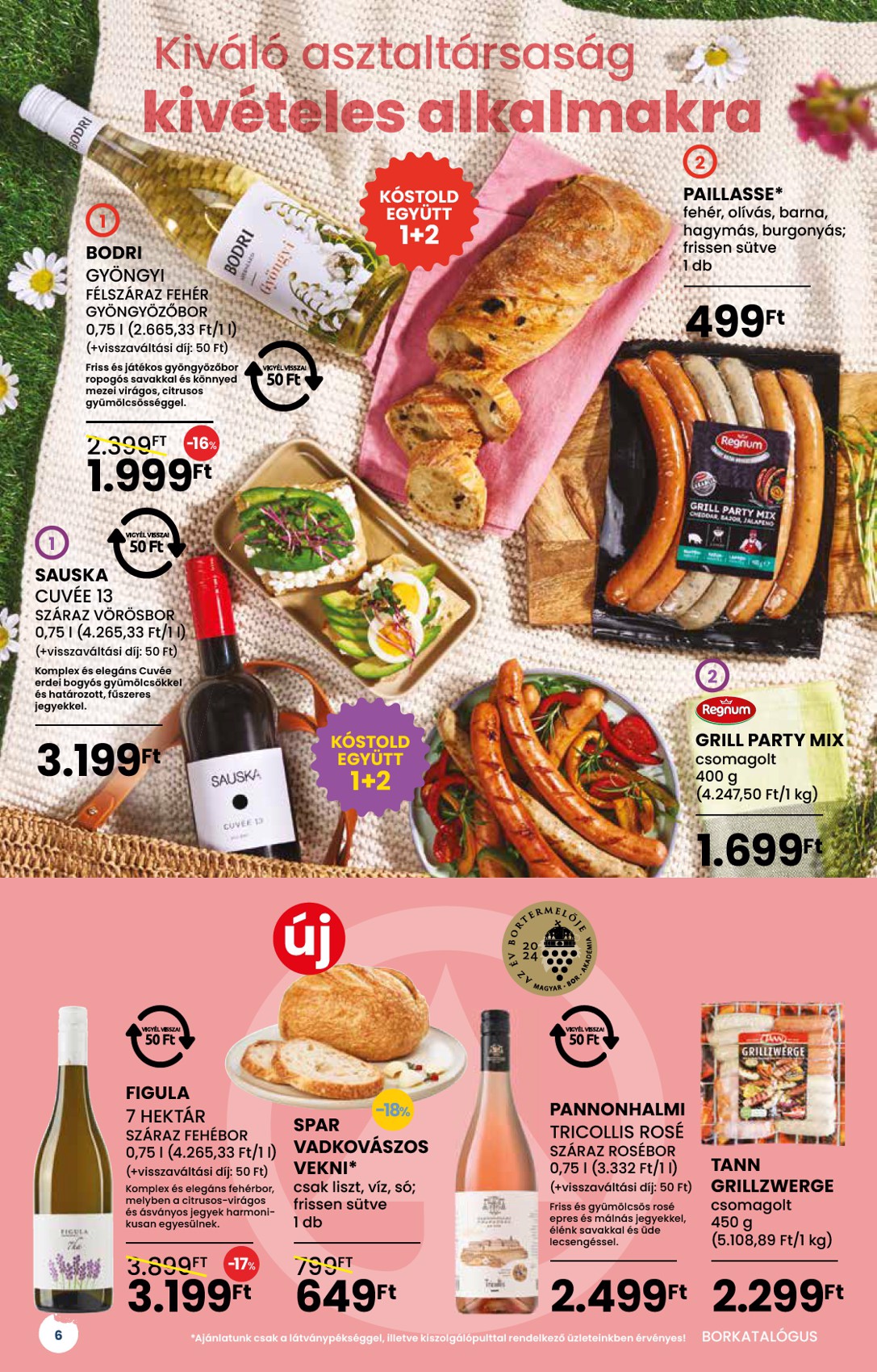 spar - SPAR - BOR tavasz akciós újság, érvényes 05.02. - 05.28. - page: 6