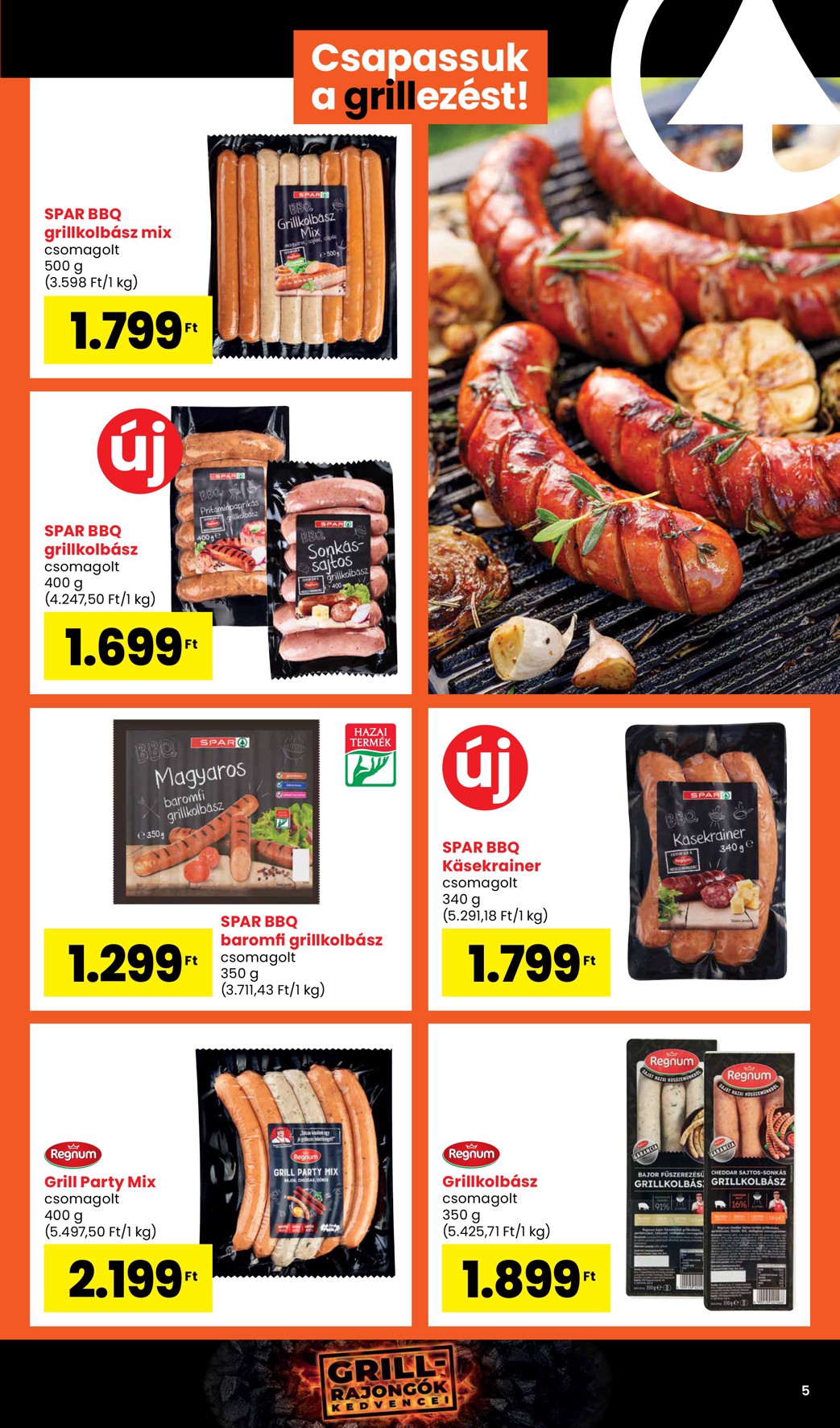 spar - SPAR - Grill katalógus akciós újság, érvényes 05.02. - 05.31. - page: 5