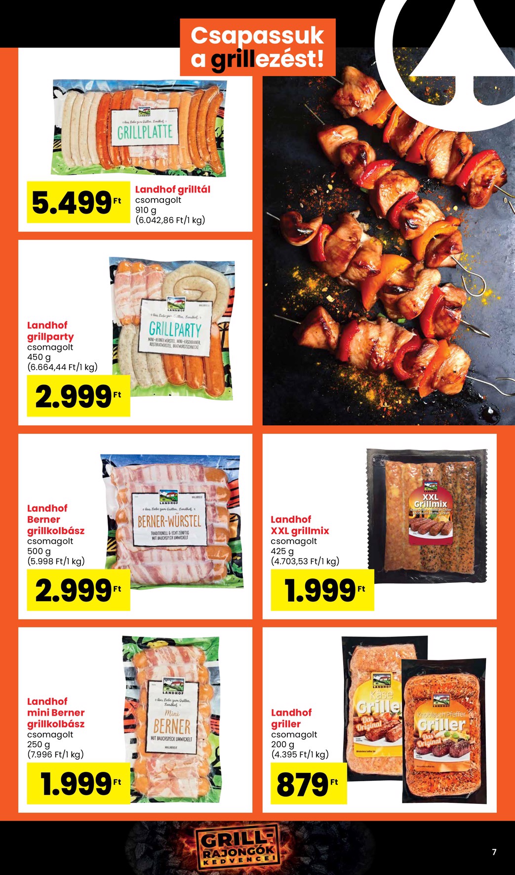spar - SPAR - Grill katalógus akciós újság, érvényes 05.02. - 05.31. - page: 7