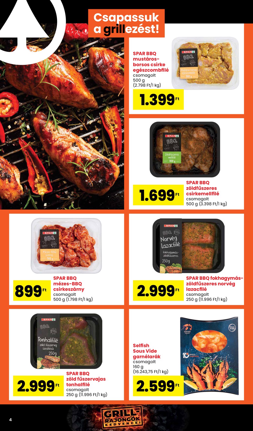spar - SPAR - Grill katalógus akciós újság, érvényes 05.02. - 05.31. - page: 4