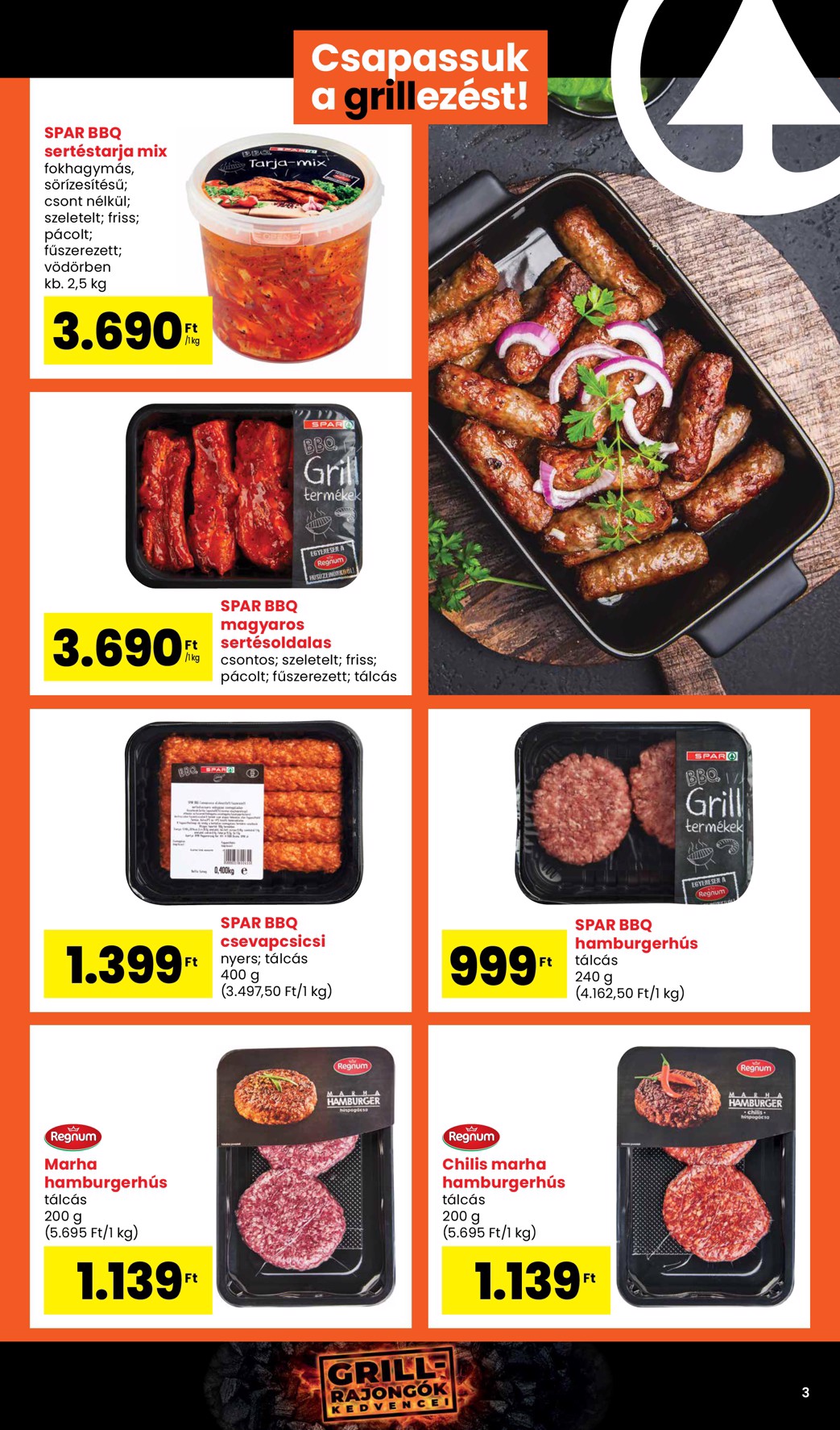 spar - SPAR - Grill katalógus akciós újság, érvényes 05.02. - 05.31. - page: 3