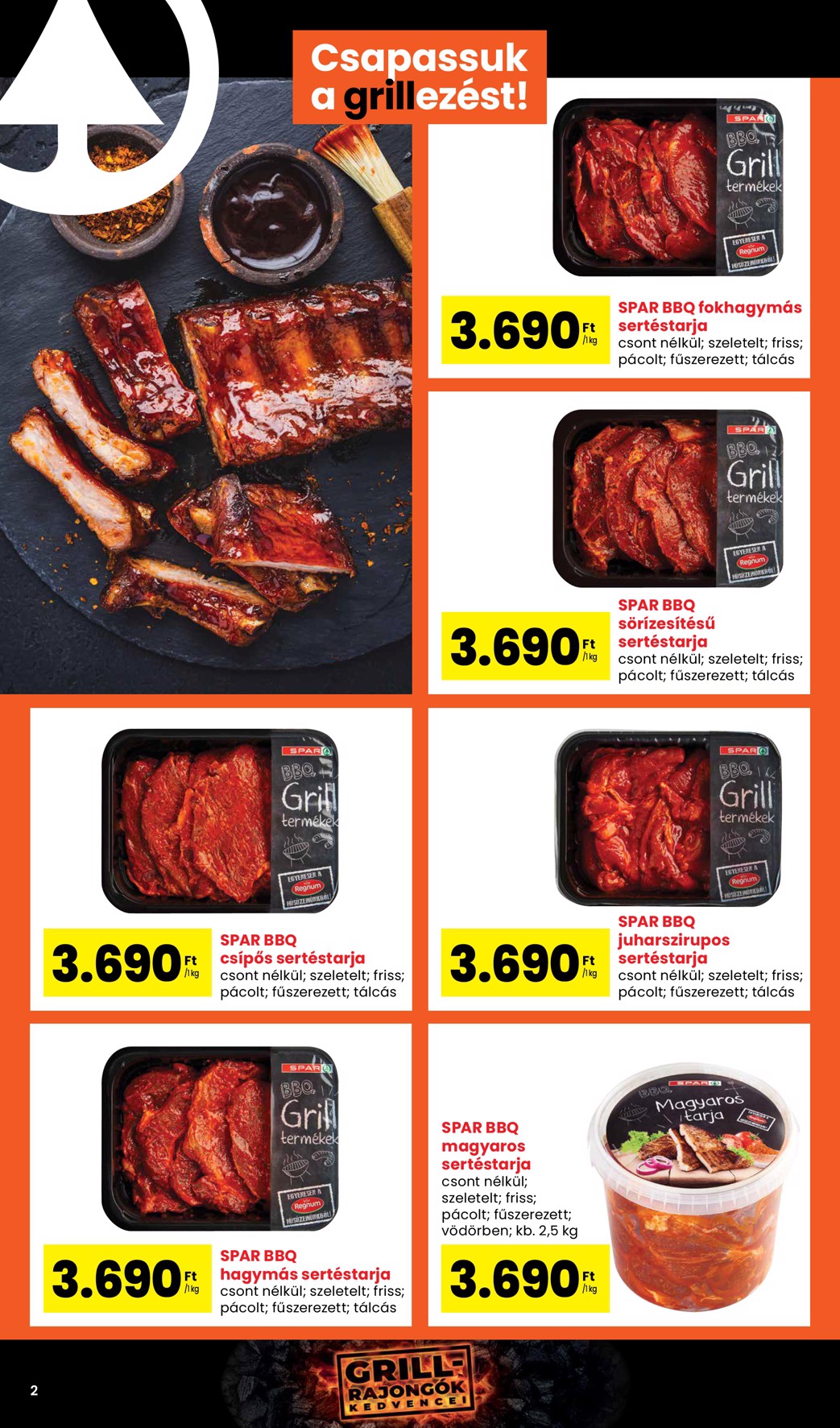 spar - SPAR - Grill katalógus akciós újság, érvényes 05.02. - 05.31. - page: 2