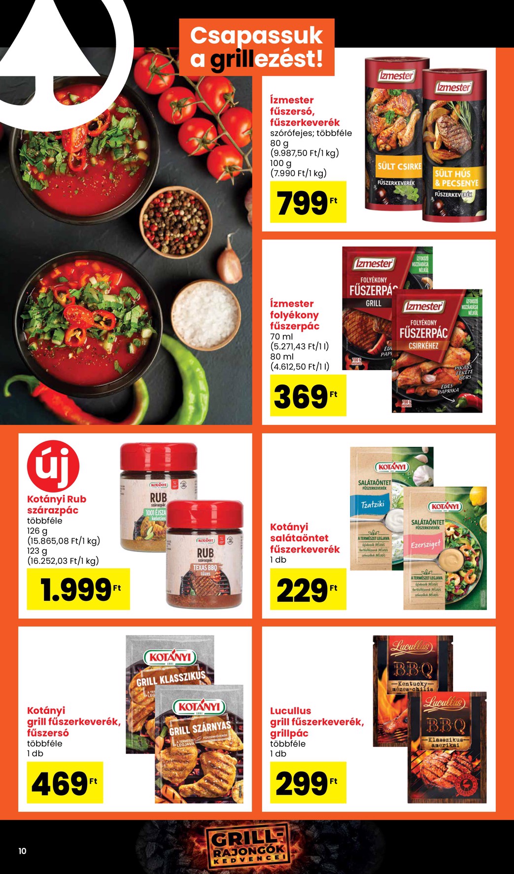 spar - SPAR - Grill katalógus akciós újság, érvényes 05.02. - 05.31. - page: 10
