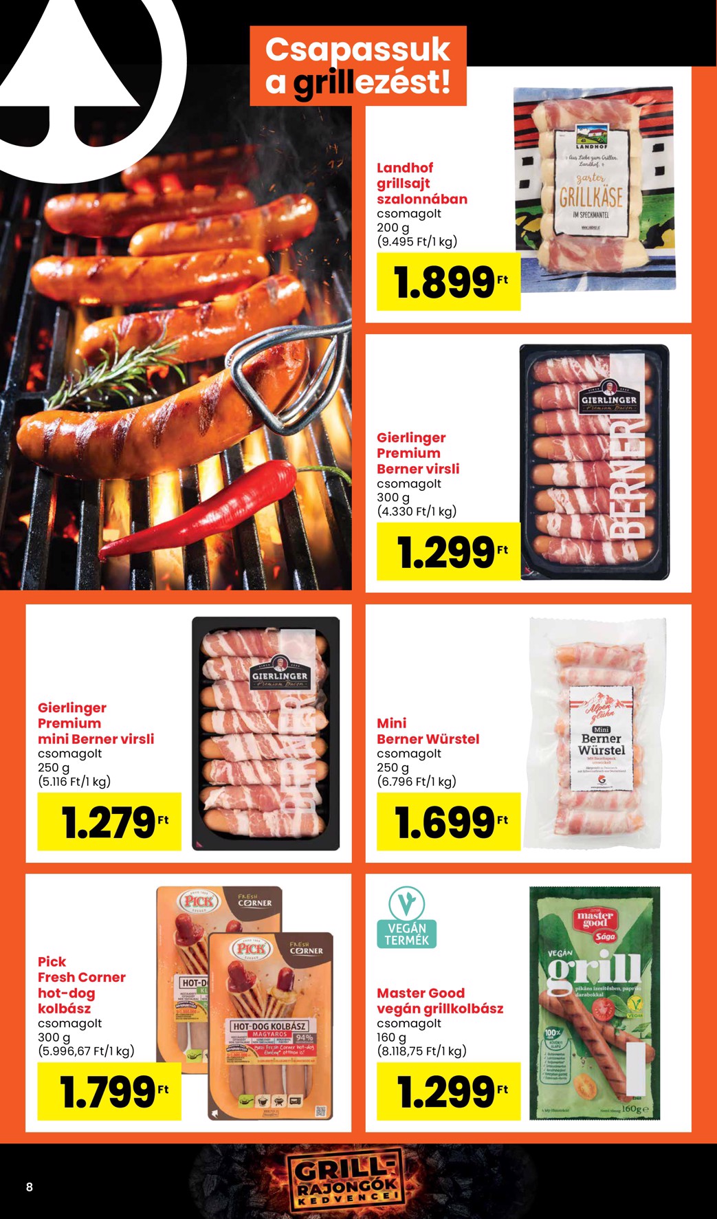 spar - SPAR - Grill katalógus akciós újság, érvényes 05.02. - 05.31. - page: 8