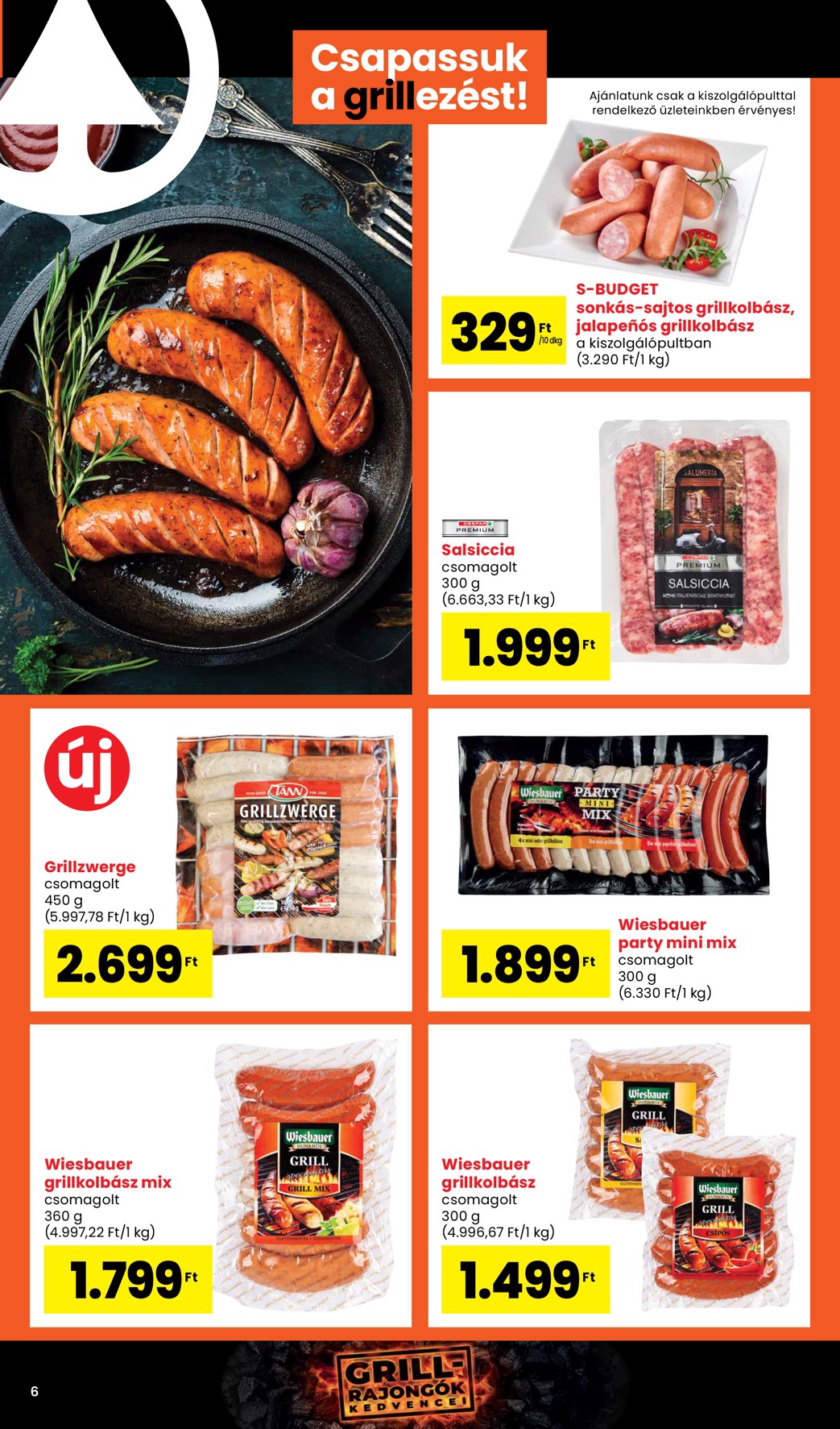 spar - SPAR - Grill katalógus akciós újság, érvényes 05.02. - 05.31. - page: 6
