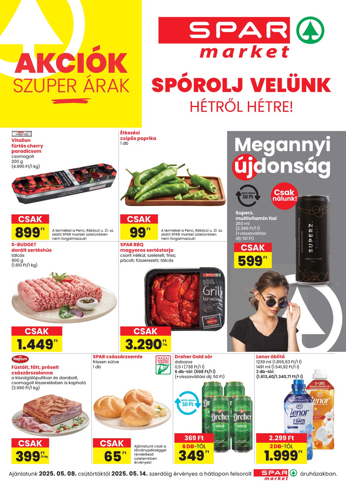 spar - SPAR - Market akciós újság, érvényes 05.08. - 05.14.
