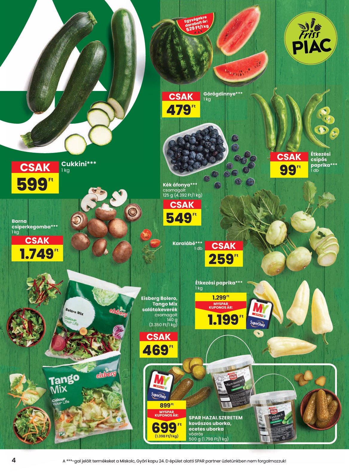 spar - SPAR akciós újság, érvényes 05.08. - 05.14. - page: 4