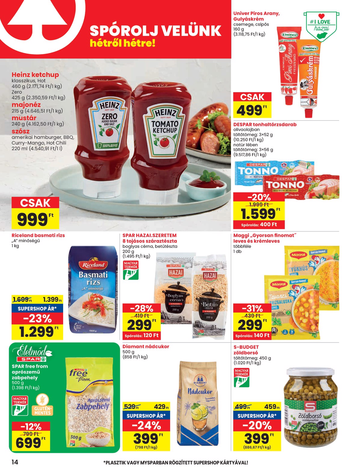 spar - SPAR akciós újság, érvényes 05.08. - 05.14. - page: 14