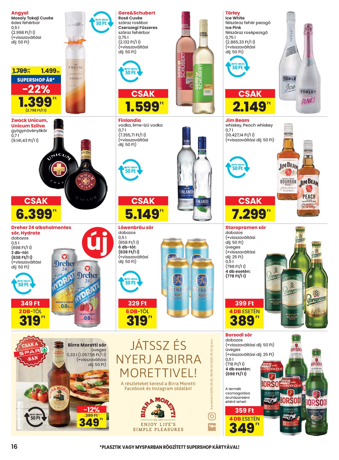 spar - SPAR akciós újság, érvényes 05.08. - 05.14. - page: 16