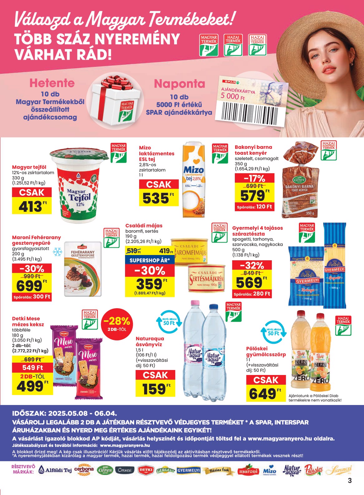 spar - SPAR akciós újság, érvényes 05.08. - 05.14. - page: 3