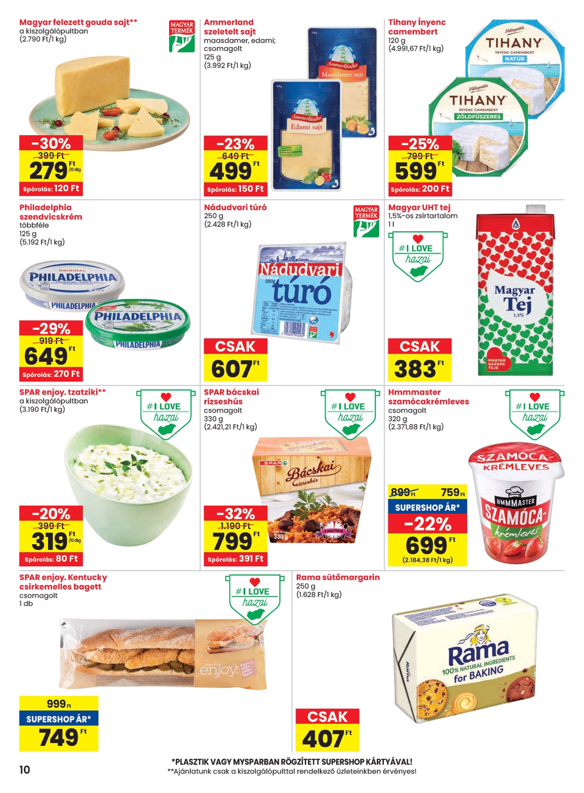 spar - SPAR akciós újság, érvényes 05.08. - 05.14. - page: 10