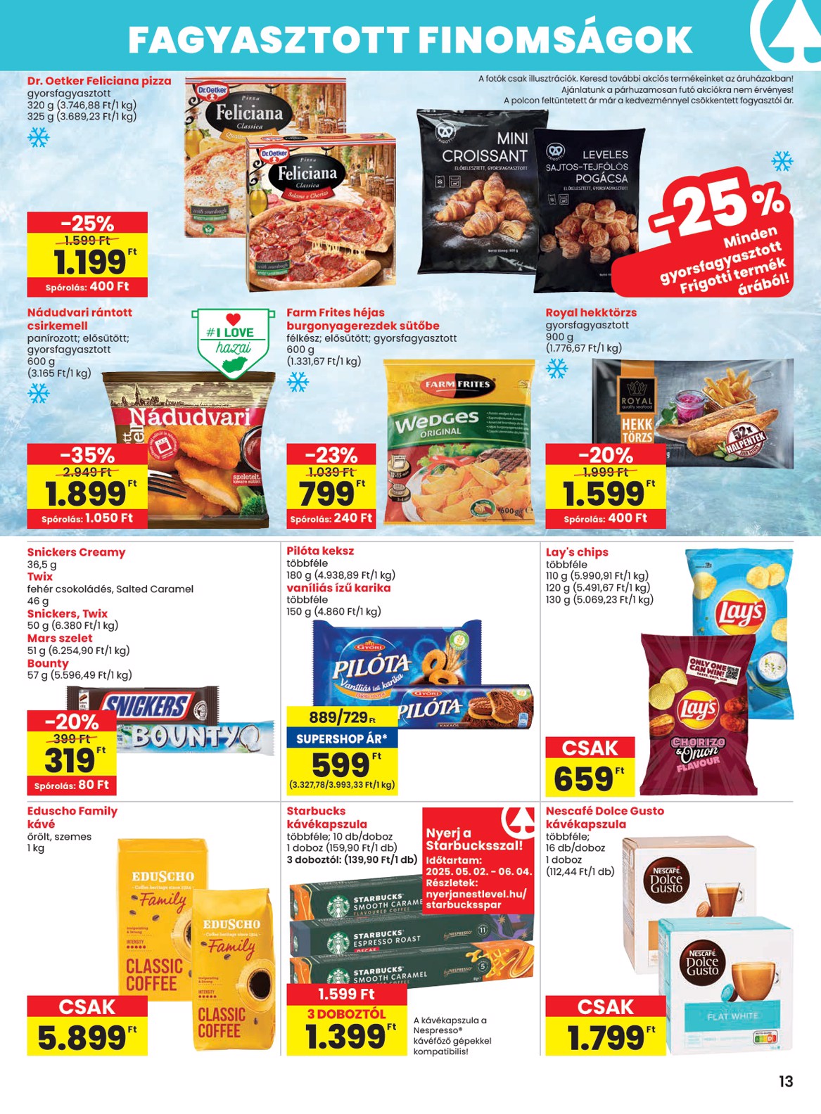 spar - SPAR akciós újság, érvényes 05.08. - 05.14. - page: 13