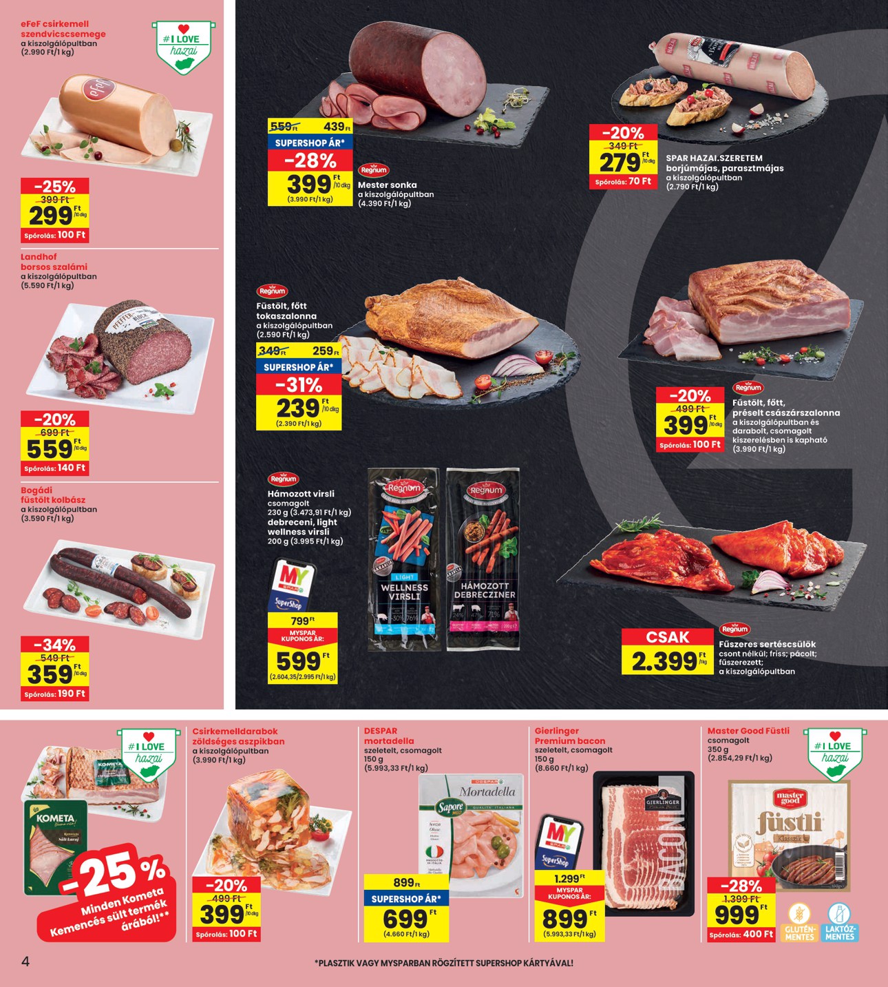 spar - INTERSPAR akciós újság, érvényes 05.08. - 05.14. - page: 4