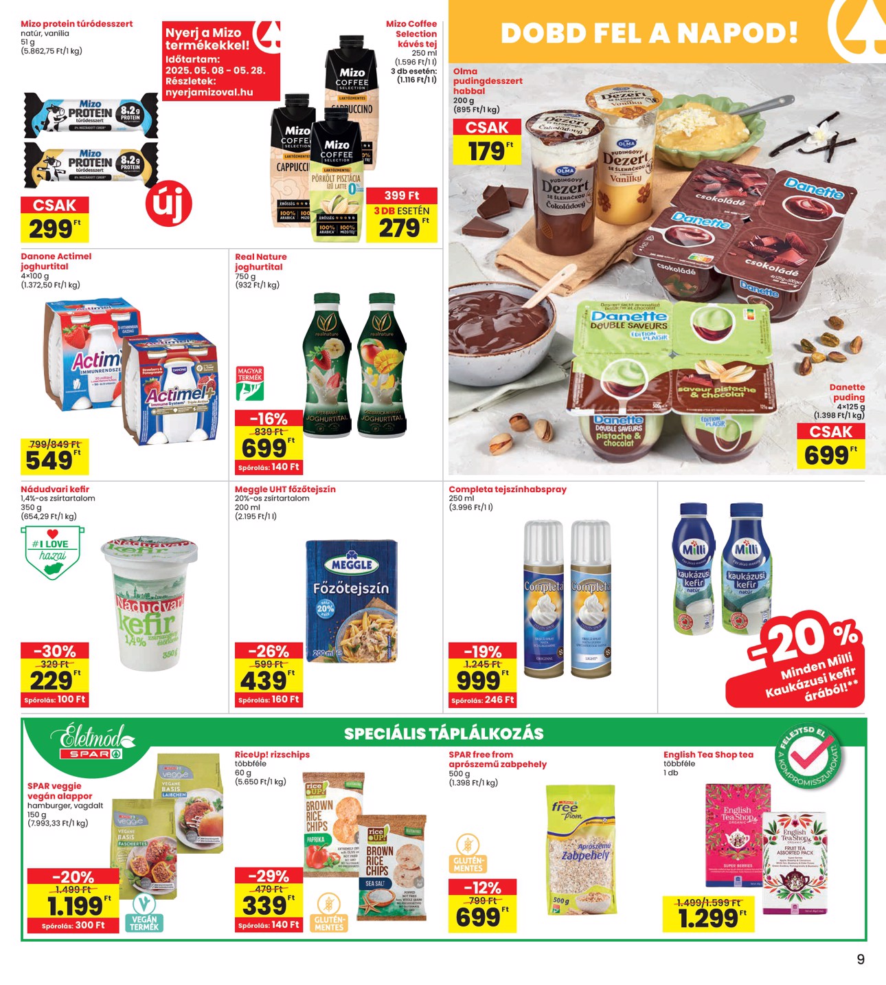 spar - INTERSPAR akciós újság, érvényes 05.08. - 05.14. - page: 9
