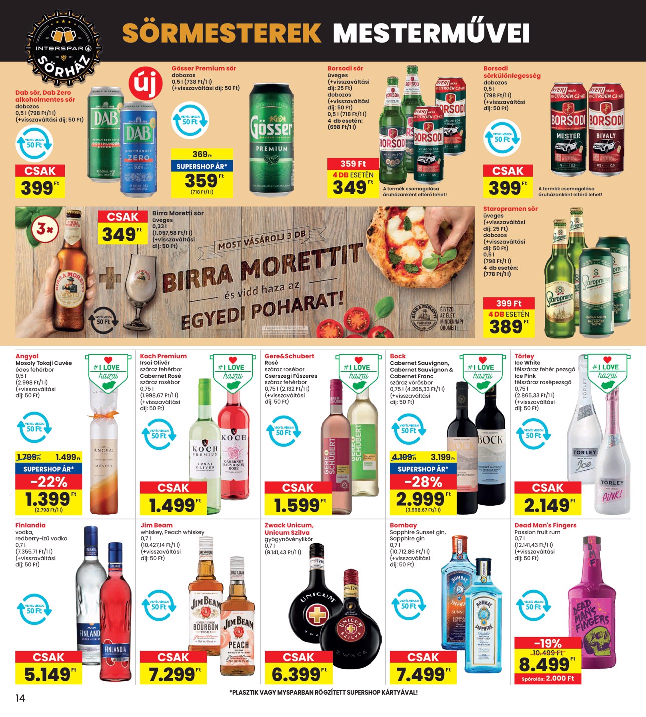 spar - INTERSPAR akciós újság, érvényes 05.08. - 05.14. - page: 14
