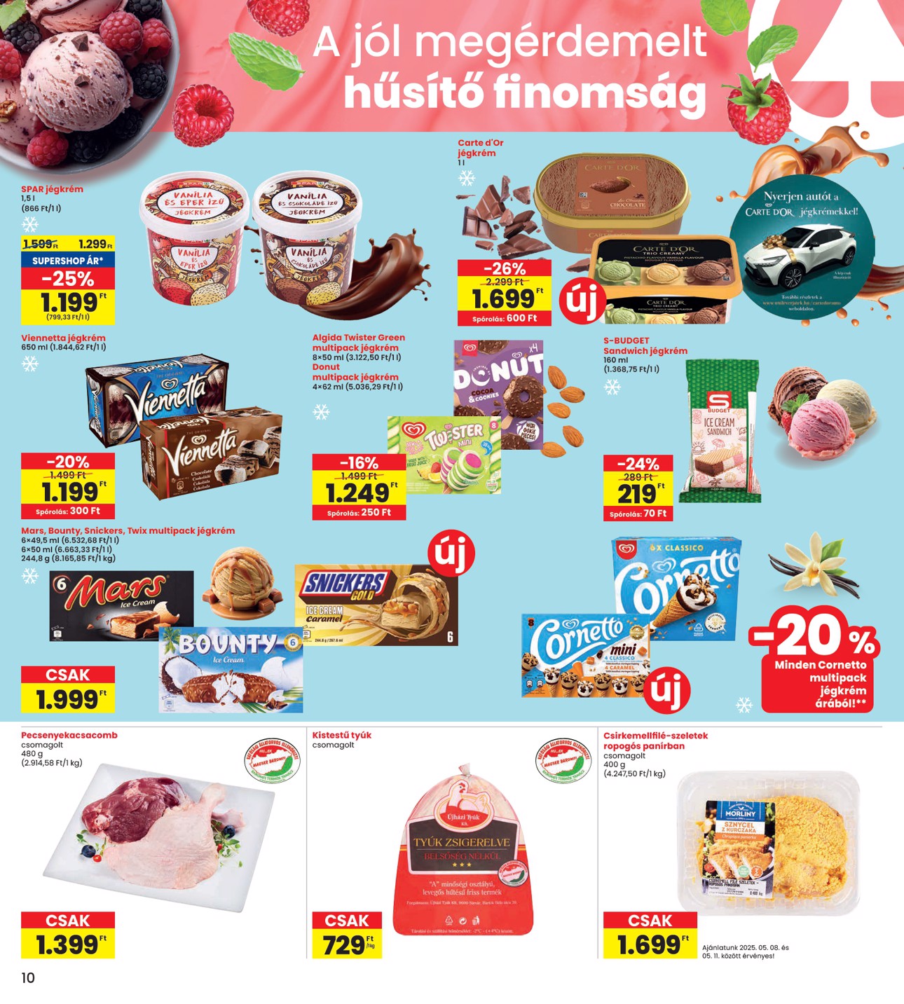 spar - INTERSPAR akciós újság, érvényes 05.08. - 05.14. - page: 10