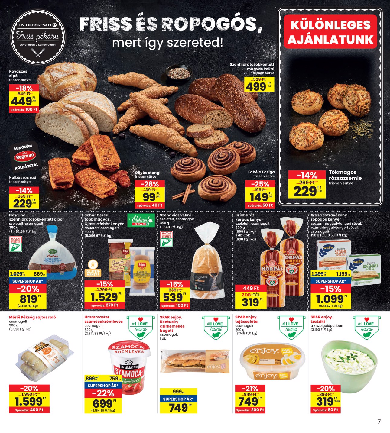 spar - INTERSPAR akciós újság, érvényes 05.08. - 05.14. - page: 7