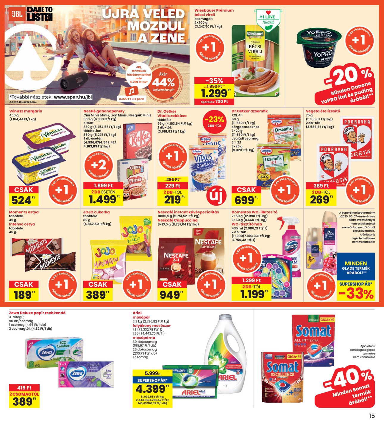 spar - INTERSPAR akciós újság, érvényes 05.08. - 05.14. - page: 15
