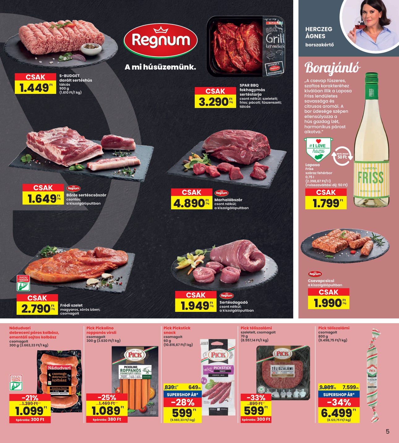spar - INTERSPAR akciós újság, érvényes 05.08. - 05.14. - page: 5