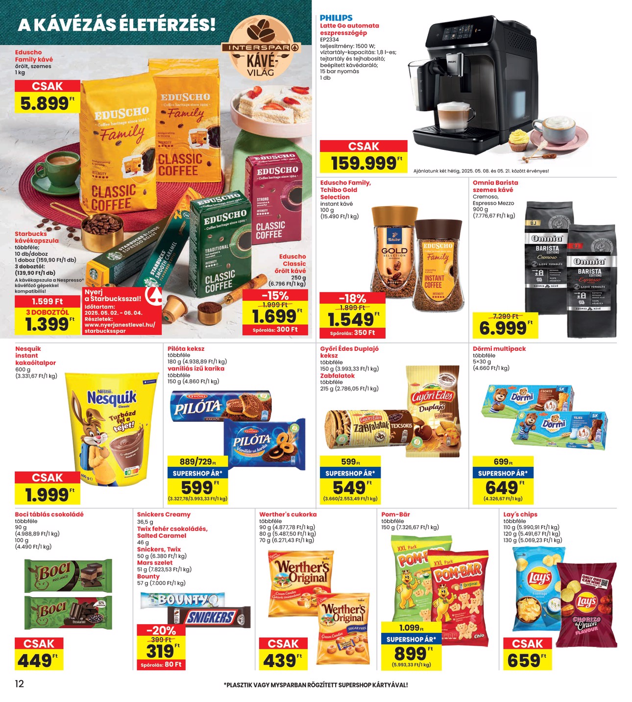 spar - INTERSPAR akciós újság, érvényes 05.08. - 05.14. - page: 12