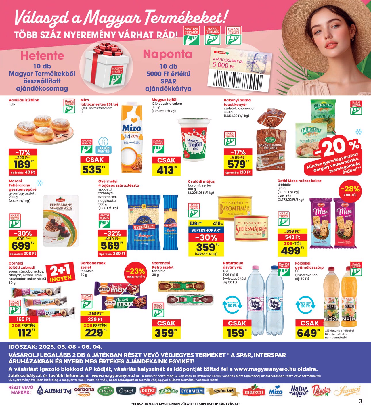 spar - INTERSPAR akciós újság, érvényes 05.08. - 05.14. - page: 3