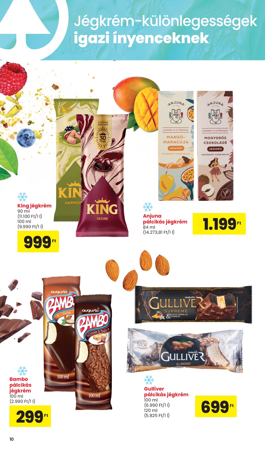 spar - SPAR - Nyári jégkrém katalógus akciós újság, érvényes 05.15. - 08.31. - page: 10