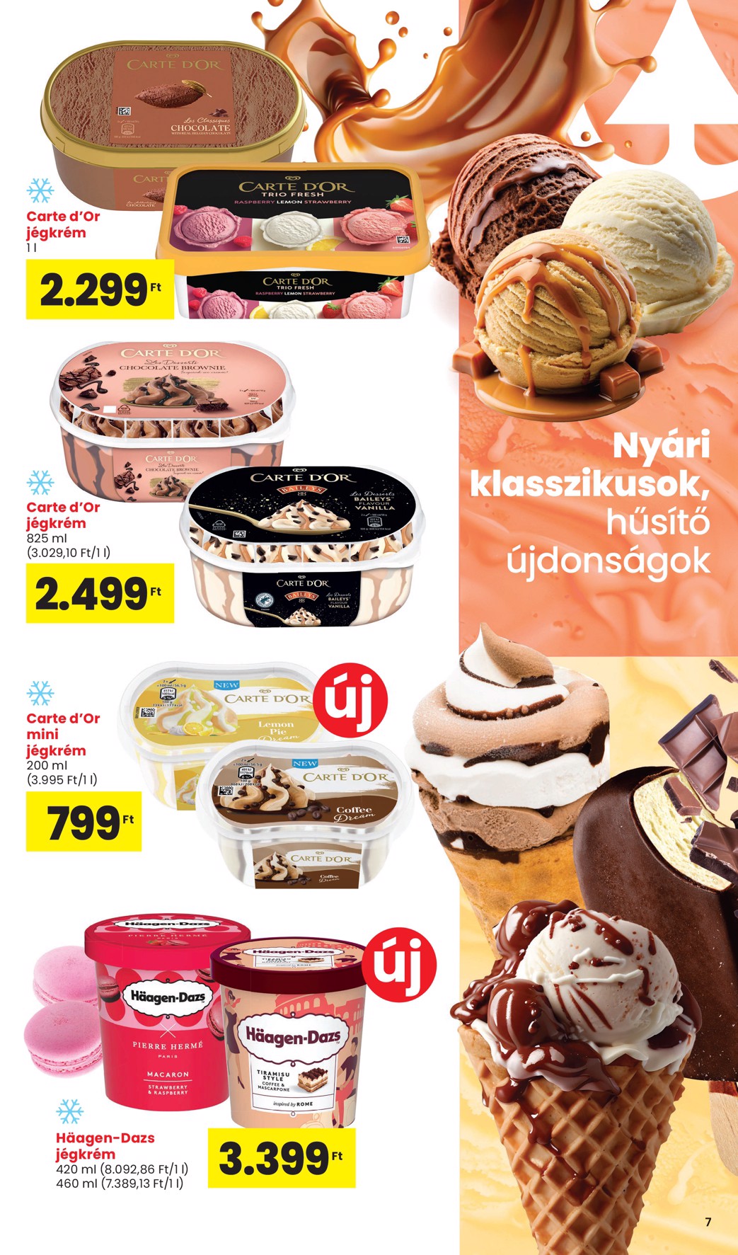 spar - SPAR - Nyári jégkrém katalógus akciós újság, érvényes 05.15. - 08.31. - page: 7
