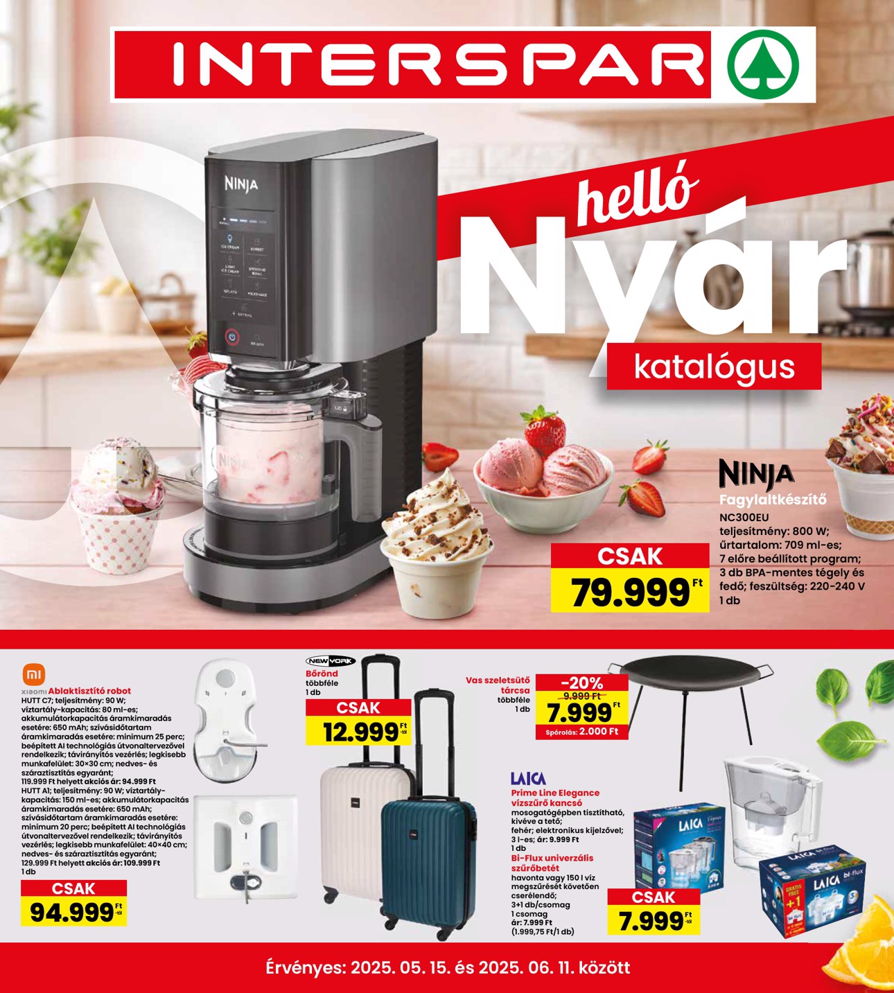spar - INTERSPAR - Nyár katalógus akciós újság, érvényes 05.15. - 06.11.