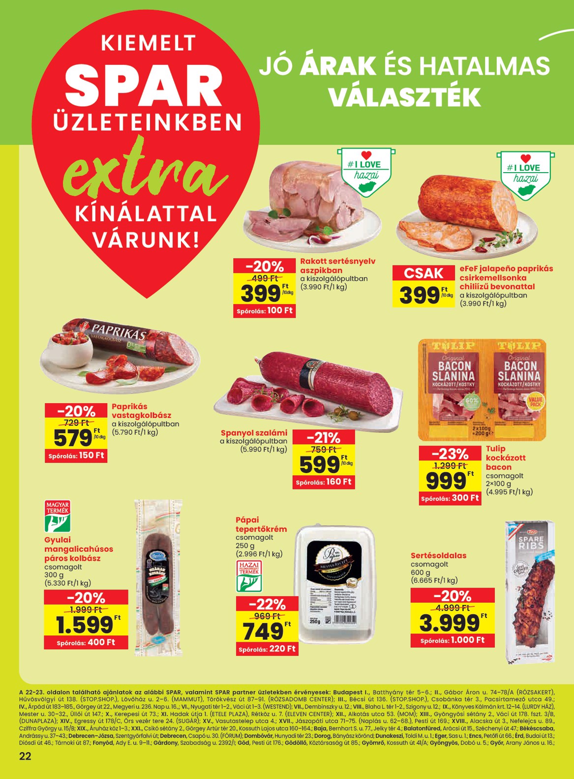 spar - SPAR - Extra akciós újság, érvényes 05.22. - 05.28. - page: 3