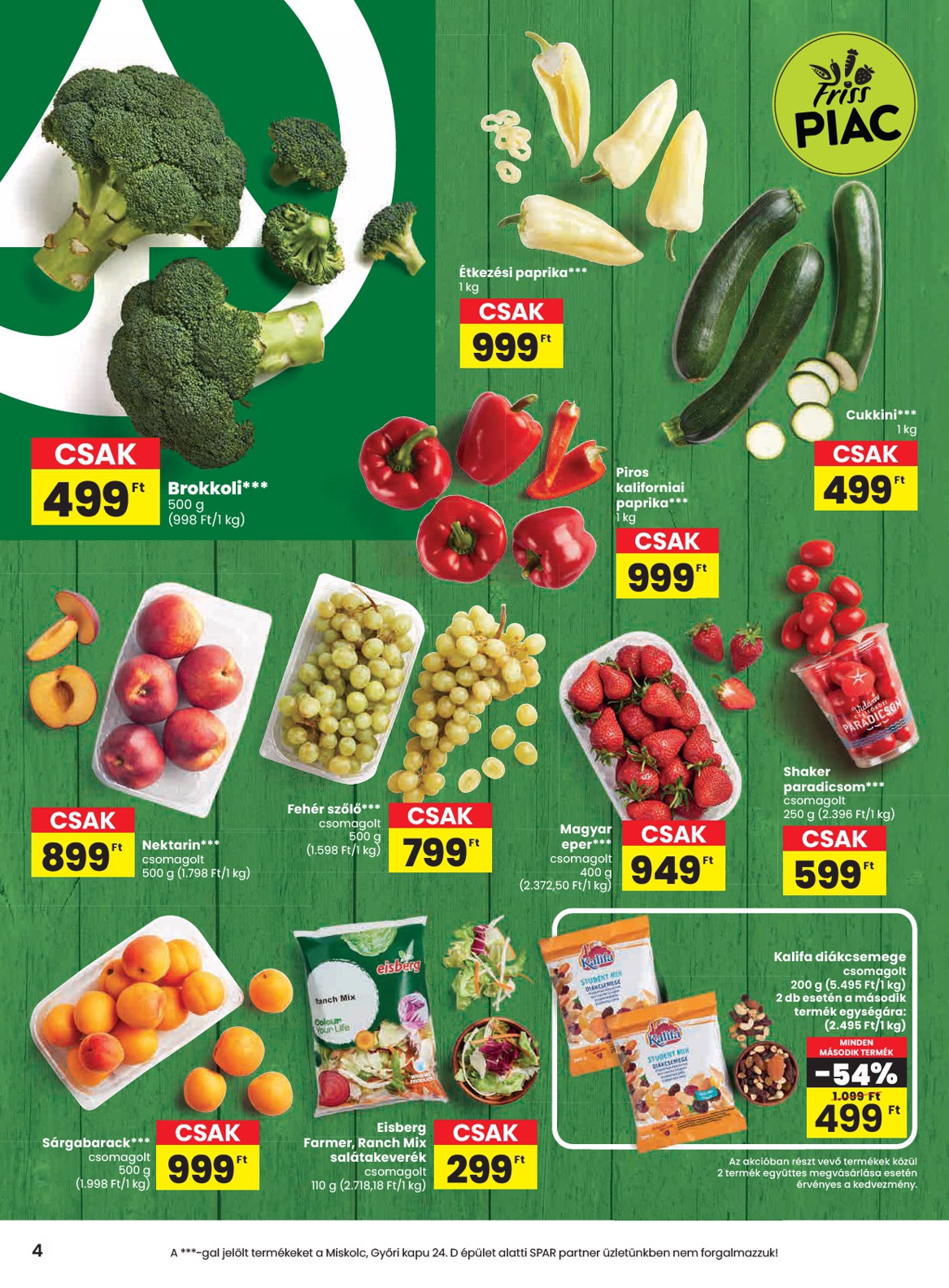 spar - SPAR akciós újság, érvényes 05.22. - 05.28. - page: 4