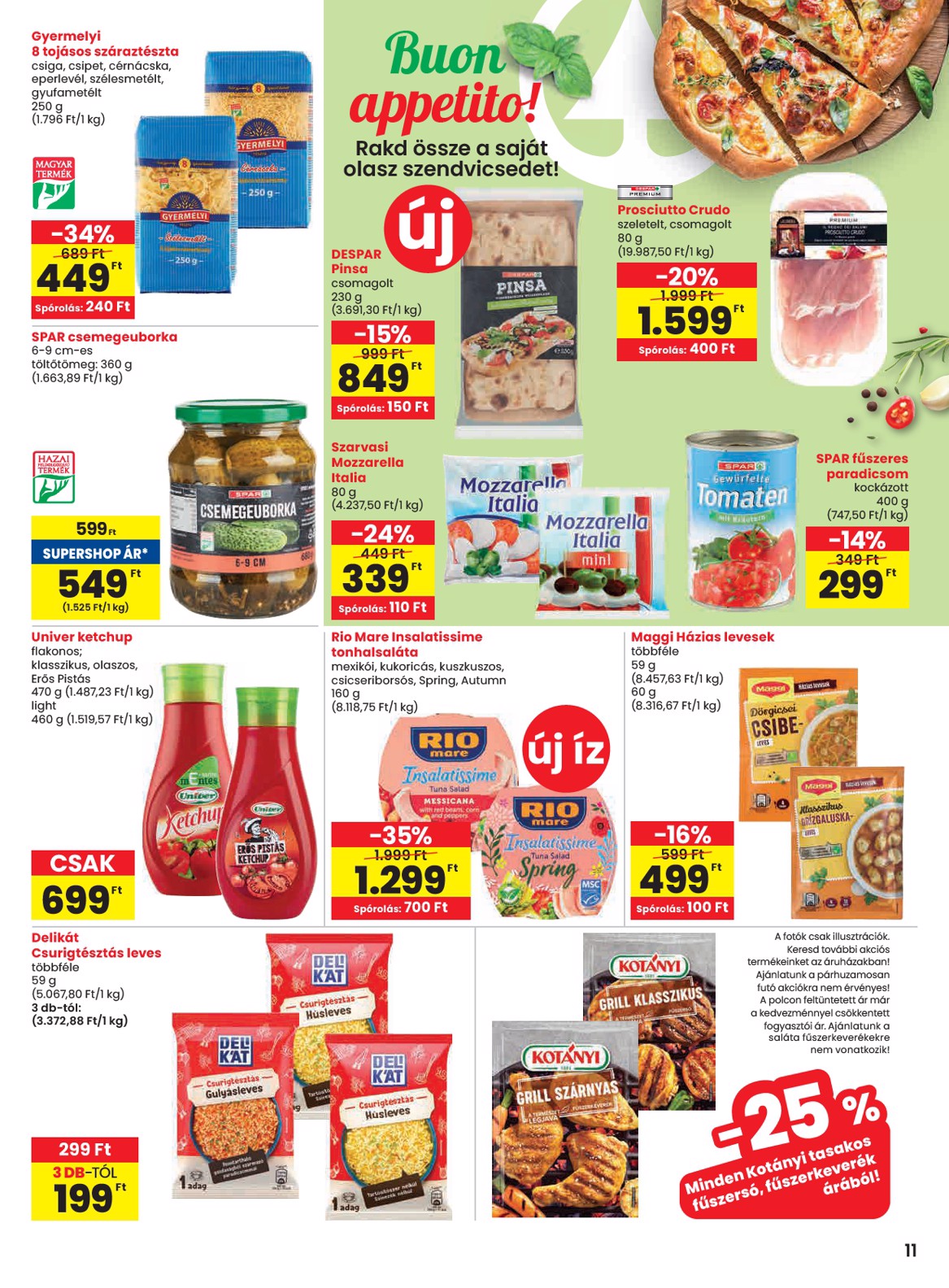 spar - SPAR akciós újság, érvényes 05.22. - 05.28. - page: 11