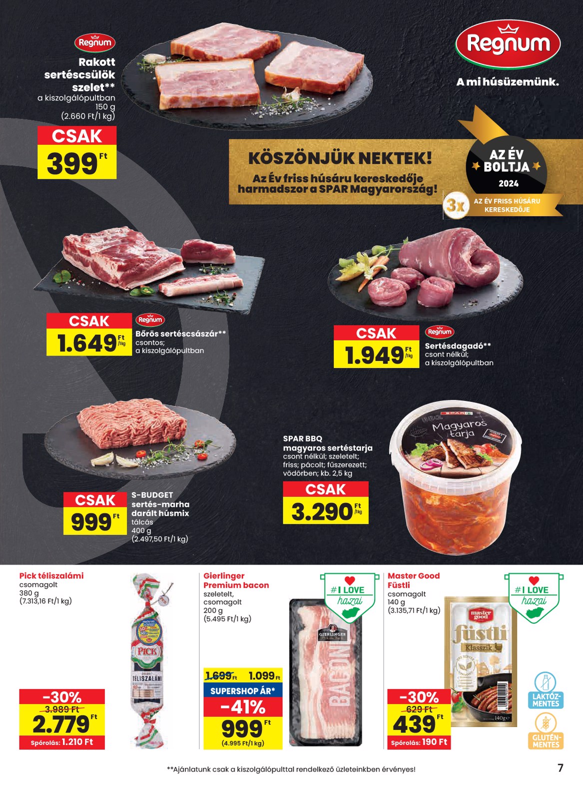 spar - SPAR akciós újság, érvényes 05.22. - 05.28. - page: 7