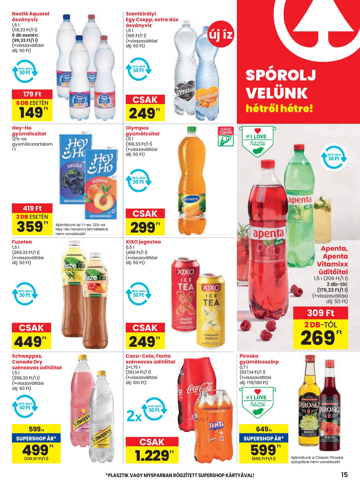 spar - SPAR akciós újság, érvényes 05.22. - 05.28. - page: 15