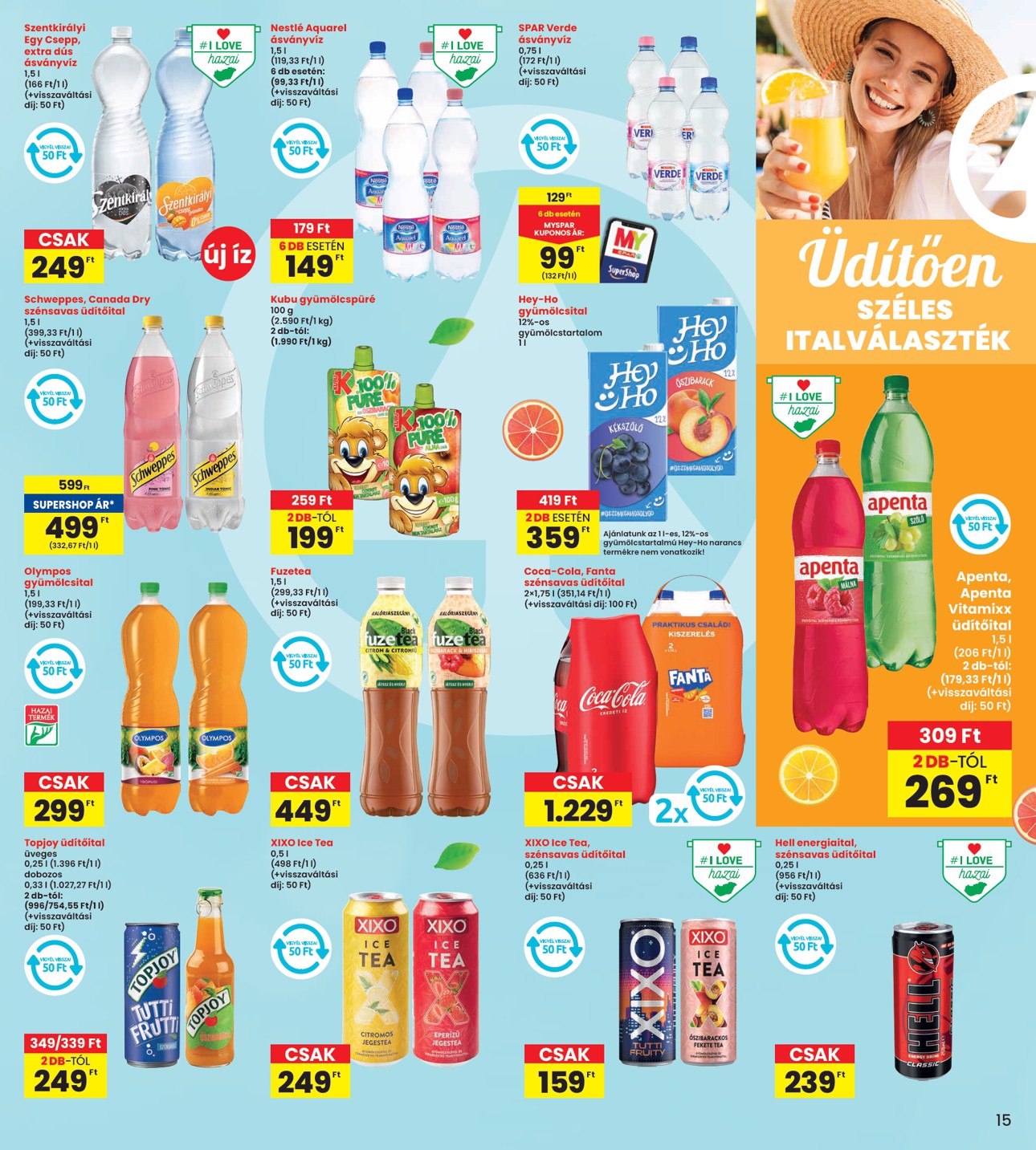 spar - INTERSPAR akciós újság, érvényes 05.22. - 05.28. - page: 15