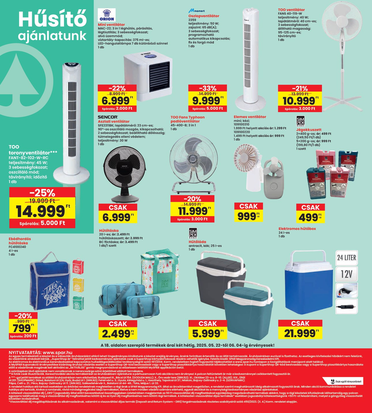 spar - INTERSPAR akciós újság, érvényes 05.22. - 05.28. - page: 18