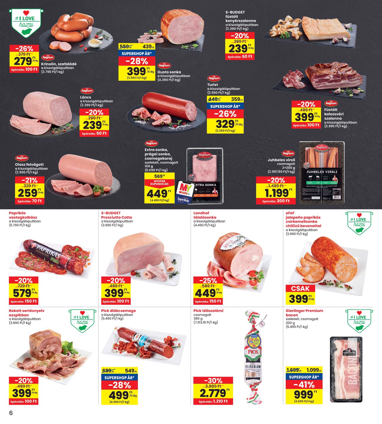spar - INTERSPAR akciós újság, érvényes 05.22. - 05.28. - page: 6
