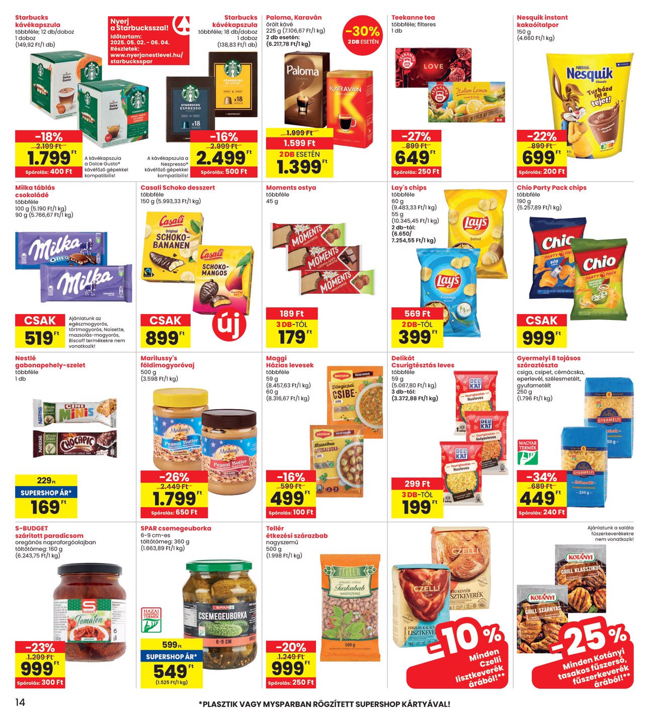 spar - INTERSPAR akciós újság, érvényes 05.22. - 05.28. - page: 14