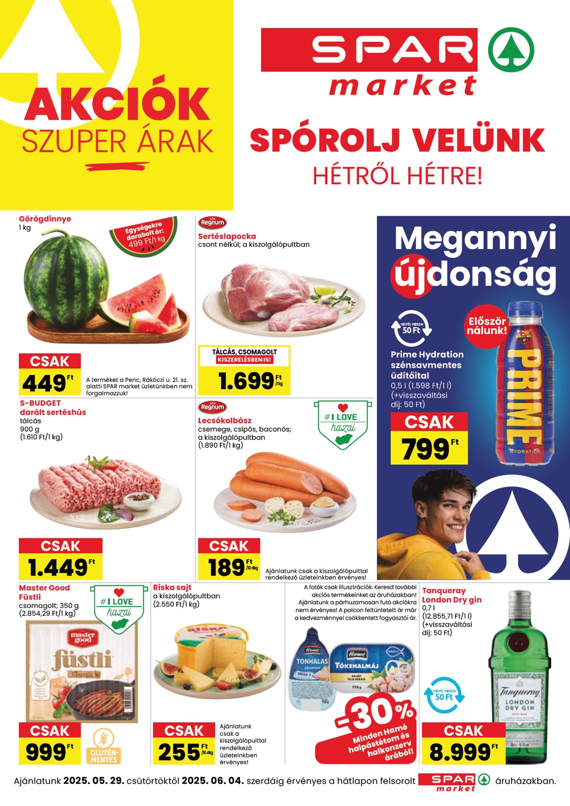 spar - SPAR - Market akciós újság, érvényes 05.29. - 06.04.