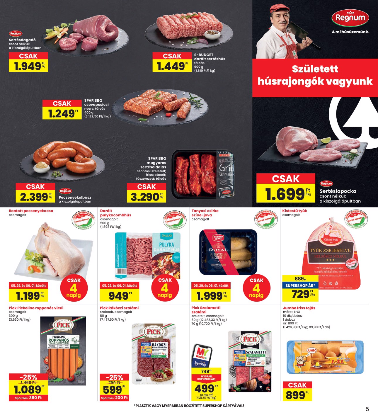spar - INTERSPAR akciós újság, érvényes 05.29. - 06.04. - page: 5