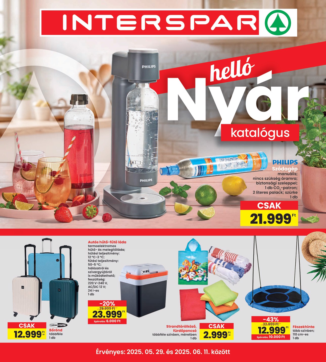 spar - INTERSPAR - Nyár katalógus II. akciós újság, érvényes 05.29. - 06.11.