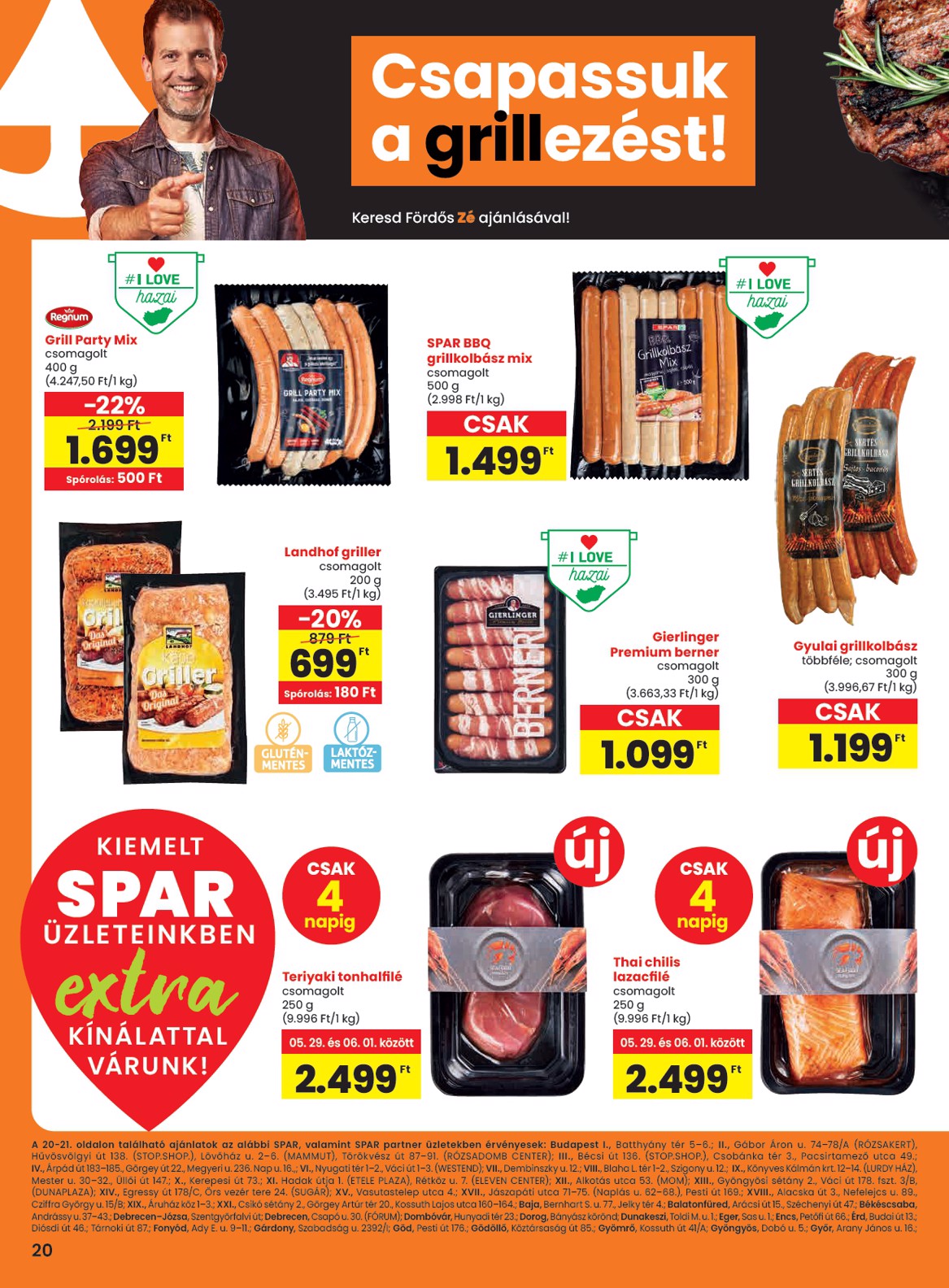 spar - SPAR - Extra akciós újság, érvényes 05.29. - 06.04.