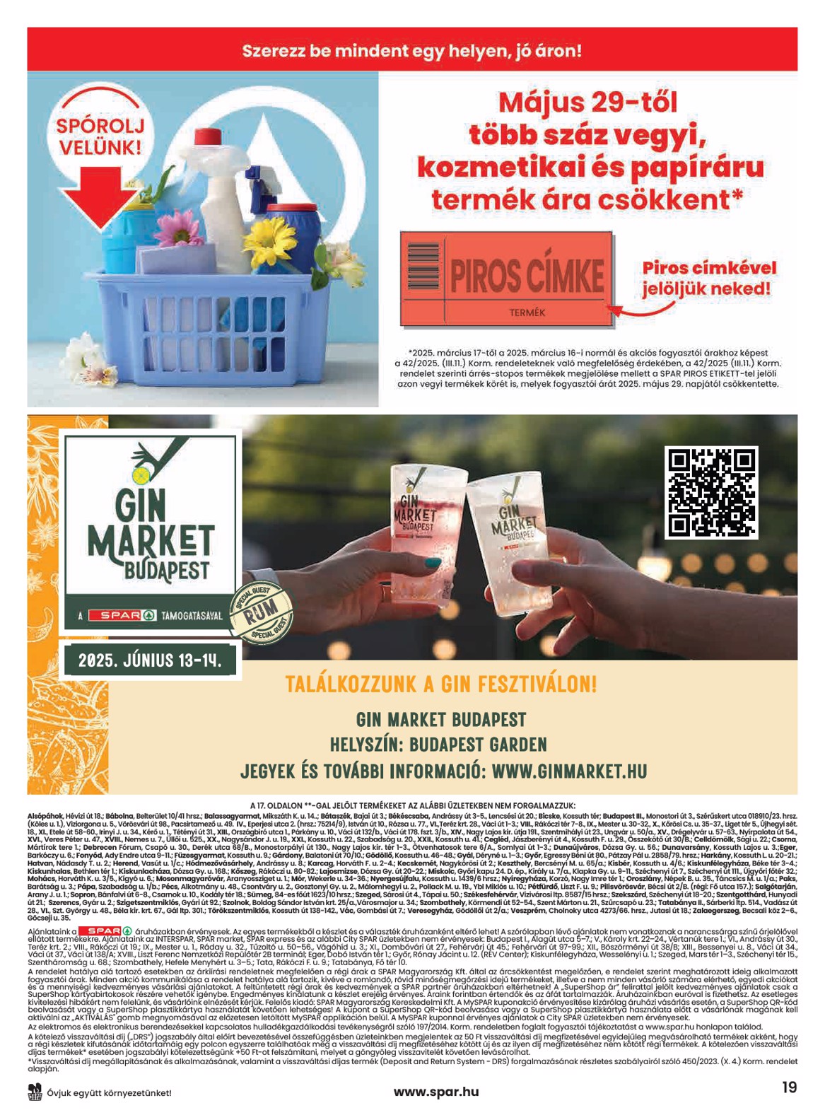 spar - SPAR akciós újság, érvényes 05.29. - 06.04. - page: 19
