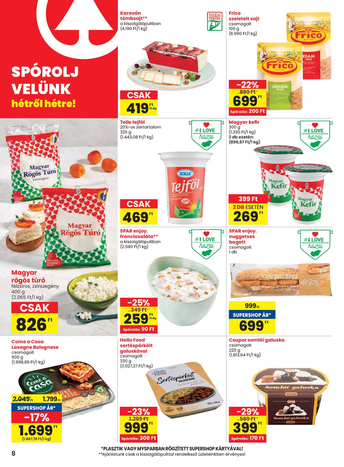 spar - SPAR akciós újság, érvényes 05.29. - 06.04. - page: 8