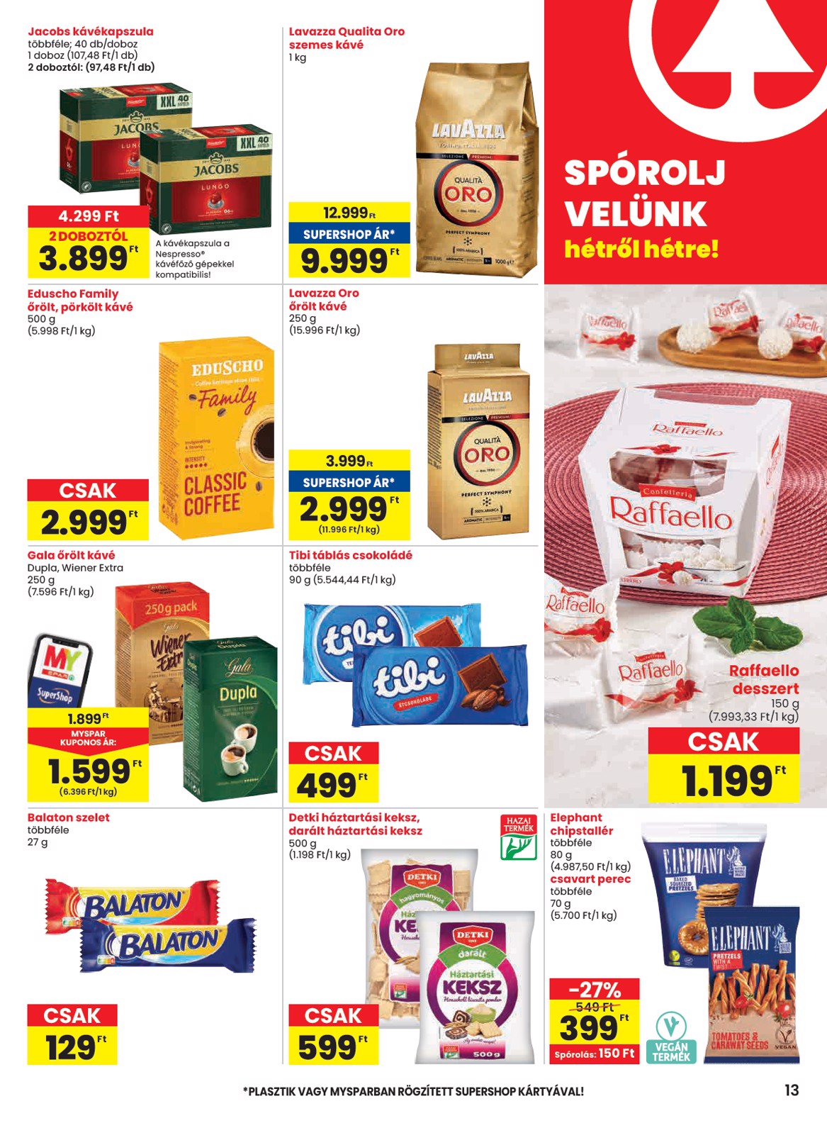 spar - SPAR akciós újság, érvényes 05.29. - 06.04. - page: 13