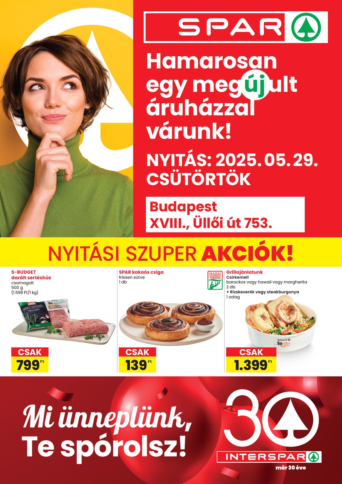 spar - SPAR - Üzlet megújulás Bp. Üllői út akciós újság, érvényes 05.29. - 06.04.
