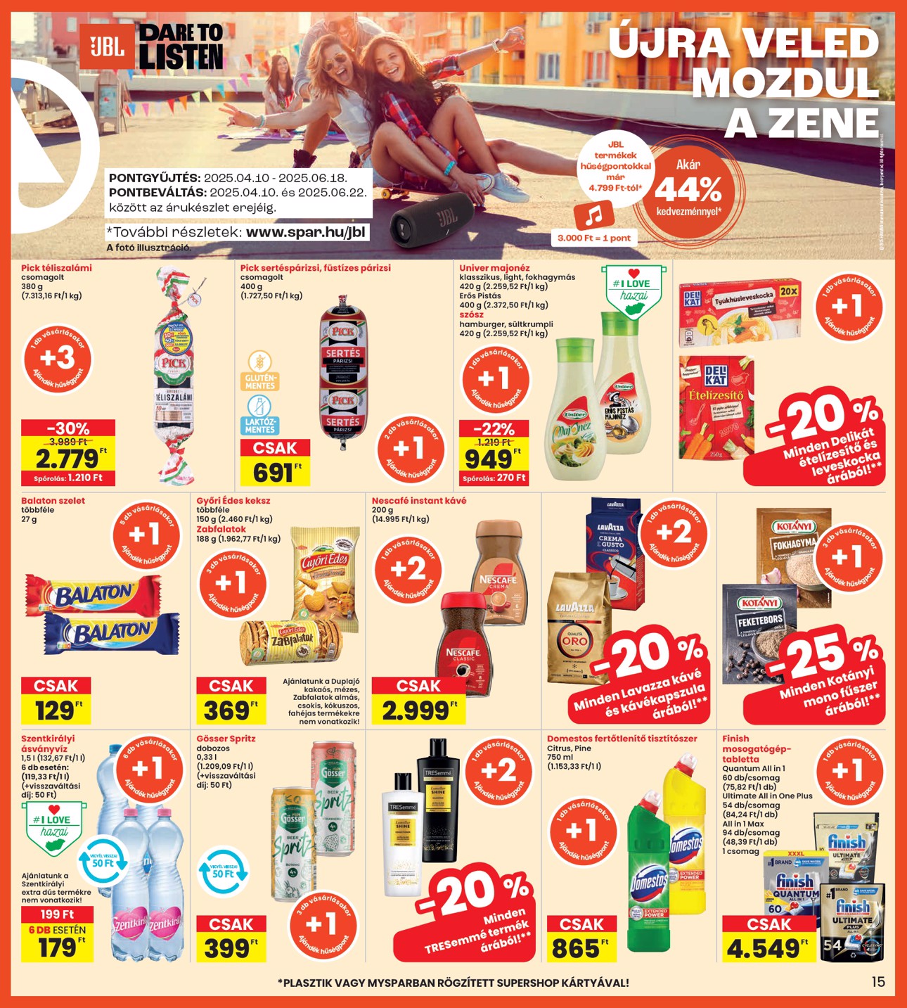 spar - INTERSPAR akciós újság, érvényes 06.12. - 06.18. - page: 15