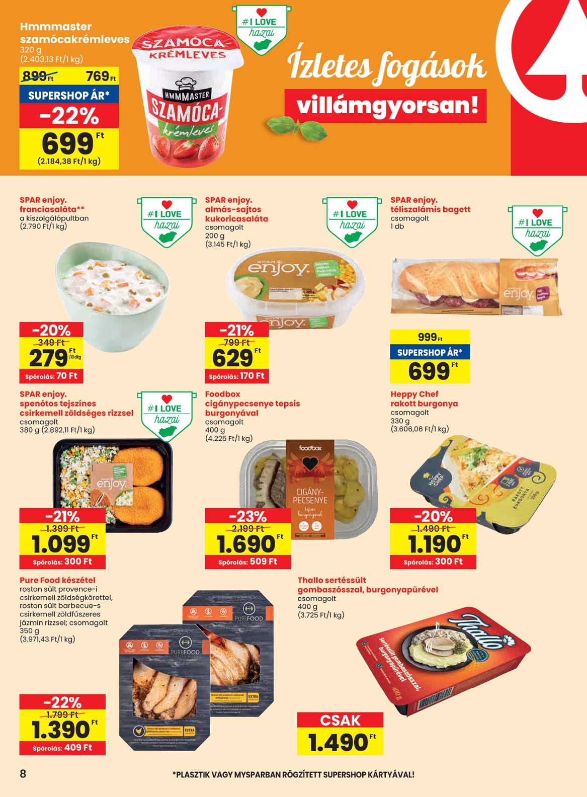 spar - SPAR akciós újság, érvényes 06.19. - 06.25. - page: 8