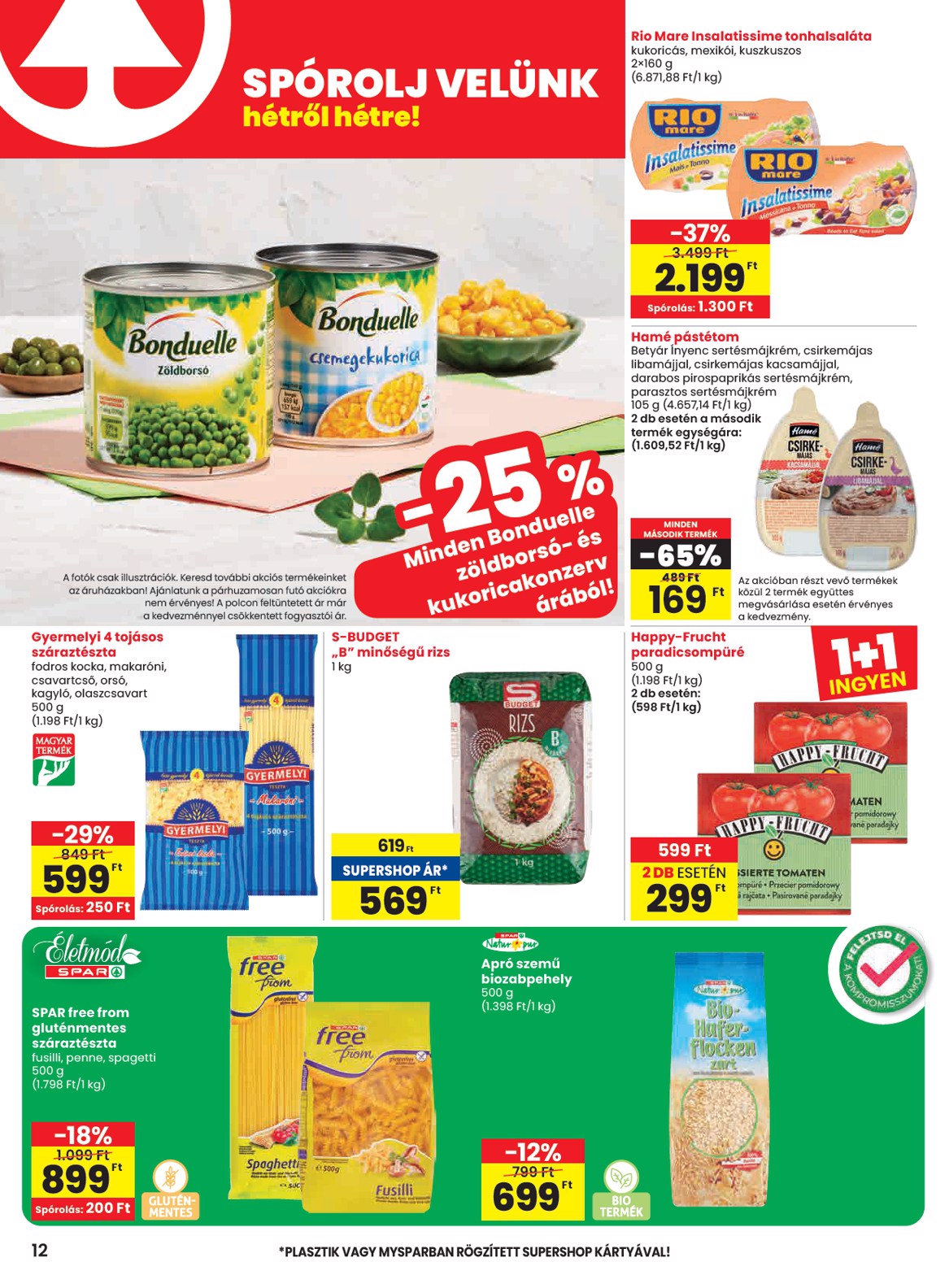 spar - SPAR akciós újság, érvényes 06.19. - 06.25. - page: 12