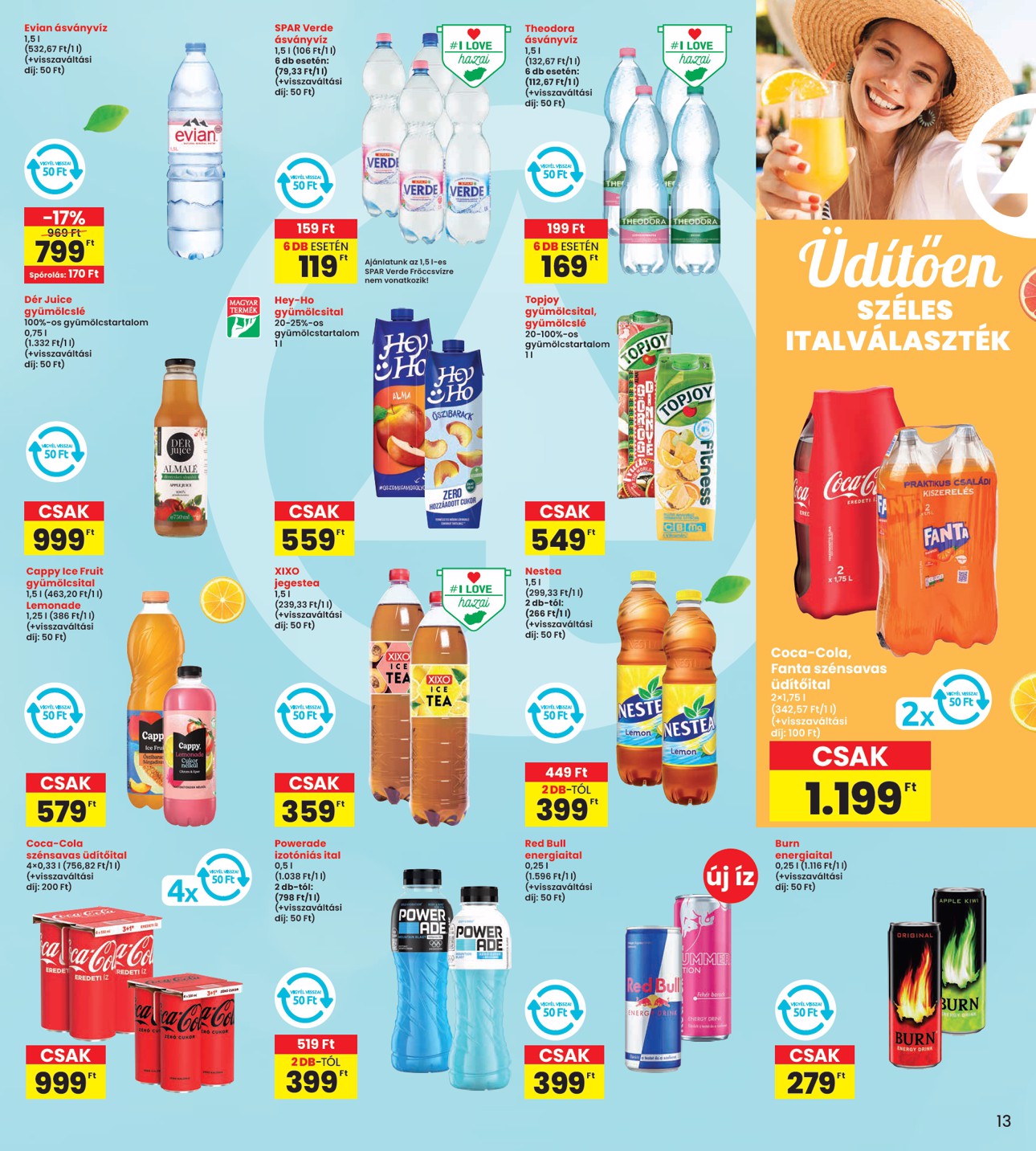 spar - INTERSPAR akciós újság, érvényes 06.19. - 06.25. - page: 13